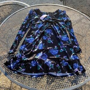 Wild Fable Women's Floral Velvet Dress